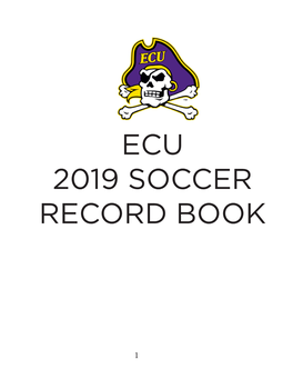 Ecu 2019 Soccer Record Book