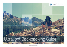 Ultralight Backpacking Guide
