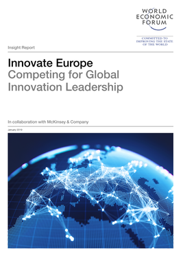 Innovate Europe Competing for Global Innovation Leadership