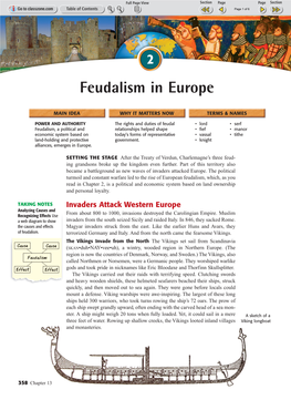 Feudalism in Europe