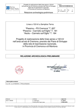T. 657 “Pessina – Canneto Sull'oglio” T