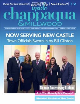 NOW SERVING NEW CASTLE Town Officials Sworn in by Bill Clinton
