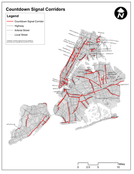 Potential Pedestrian Countdown Signal Locations