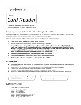 5237 All-In-1 Card Reader.Pdf