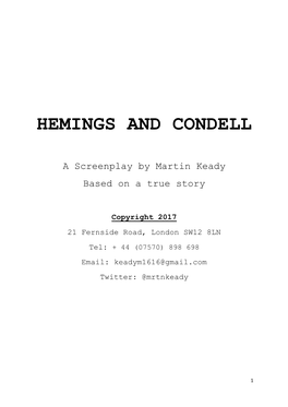 Hemings and Condell