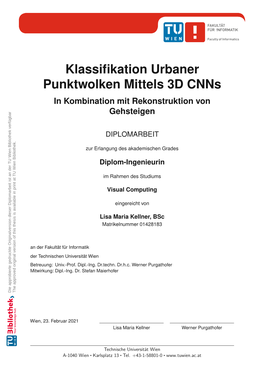 Classification of Urban Point Clouds Using 3D Cnns In