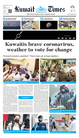 Kuwaitis Brave Coronavirus, Weather to Vote for Change