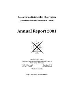 Annual Report 2001