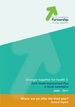 Joint Health Improvement Plan in South Lanarkshire 2008-2011