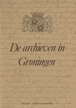 De Archieven in Groningen