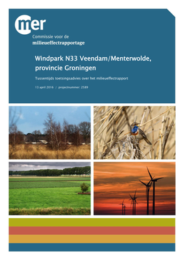 Windpark N33 Veendam/Menterwolde, Provincie Groningen