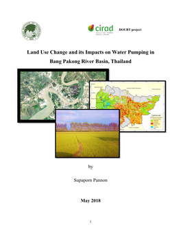 Land Use Change and Its Impacts on Water Pumping in Bang Pakong River Basin, Thailand