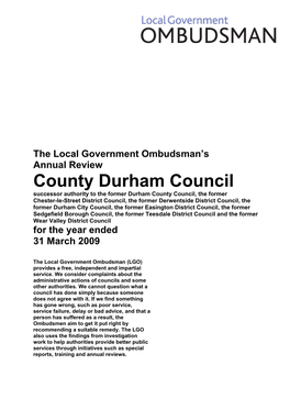 County Durham Council