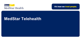 Medstar Telehealth Operations