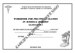 Workbook for Practical Classes in Medical Biology.Pdf