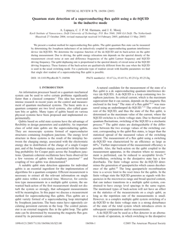 Quantum State Detection of a Superconducting Flux Qubit Using A