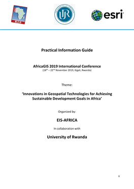 Practical Information Guide EIS-AFRICA University of Rwanda