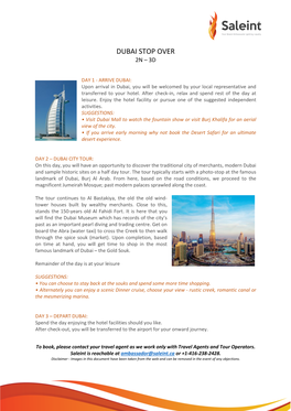 Dubai Stop Over 2N – 3D