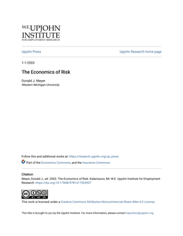 The Economics of Risk