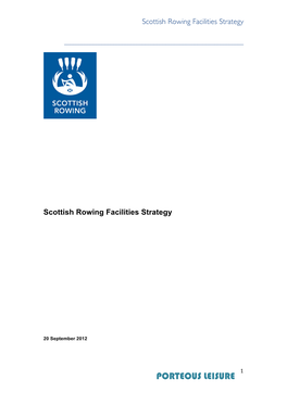 Scottish Rowing Facilities Strategy