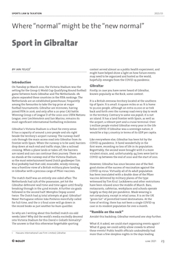 Sport in Gibraltar