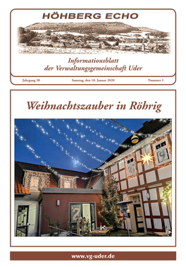 Weihnachtszauber in Röhrig