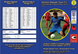 Wootton Bassett Town F.C. Town F.C