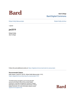 Bard Digital Commons Jan2019