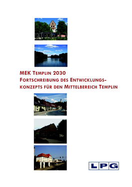 Mek Templin 2030 Fortschreibung Des Entwicklungs - Konzepts Für Den Mittelbereich Templin