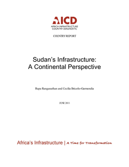 Sudan's Infrastructure: a Continental Perspective