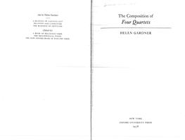 The Composition of Four Quartets