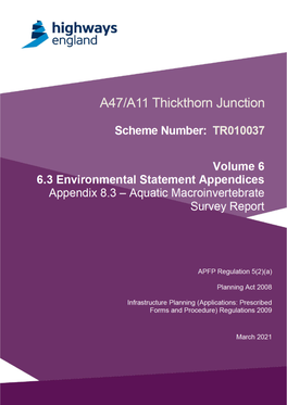 The A47/A11 Thickthorn Junction Development Consent Order 202[X]