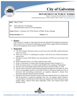 DEPARTMENT of PUBLIC WORKS Robert L