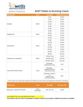 Wells Pharmacy Network Master Formulary 7-27-2020 Without Pricing