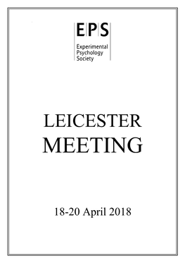 Leicester Meeting