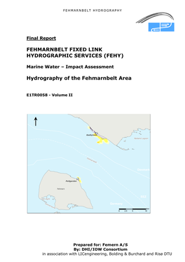 Fehmarnbelt Fixed Link Hydrographic Services (Fehy)