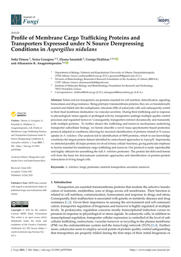 Profile of Membrane Cargo Trafficking Proteins and Transporters