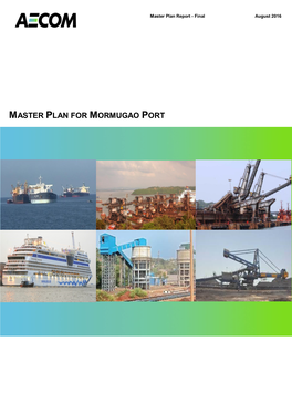 Master Plan for Mormugao Port