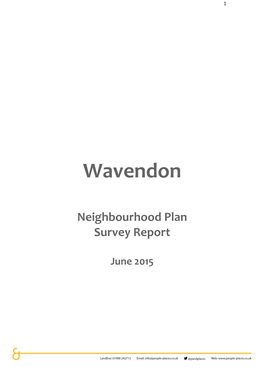 Wavendon Survey Results V2