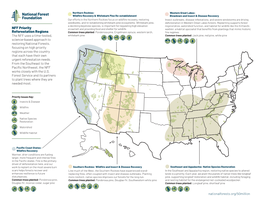 Priority Regions Across the Country That Each Have Their Own Urgent Reforestation Needs