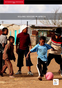 Killing Soccer in Africa