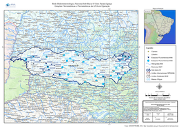 Rede Hidrometeorológica Nacional Sub-Bacia 65 Rios Paraná-Iguaçu Estações Fluviométricas E Pluviométricas Da ANA Em Operação