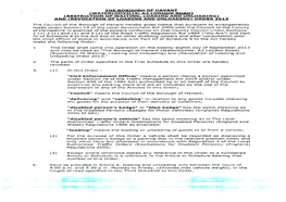 The Borough of Havant (Waterlooville: A3 London Road’) (Restriction of Waiting, Loading and Unloading’) and (Revocation of Loading and Unloading’) Order 2013