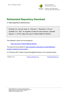 Rothamsted Repository Download