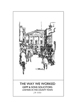The Way We Worked.Pdf