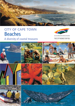 Beaches a Diversity of Coastal Treasures CITY of CAPE TOWN BEACHES