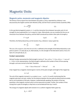 Magnetic Units