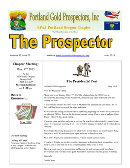 2015-05 PGPI Newsletter