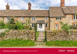 2 Church Lane Cottage Rodbourne, Nr Malmesbury, Wiltshire