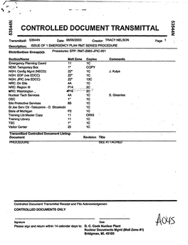 Issue of Emergency Plan RMT Series Procedure RMT-2080-JPIC-001, Revision 1A, Change 0, Activation and Operation of the ENC/JPIC